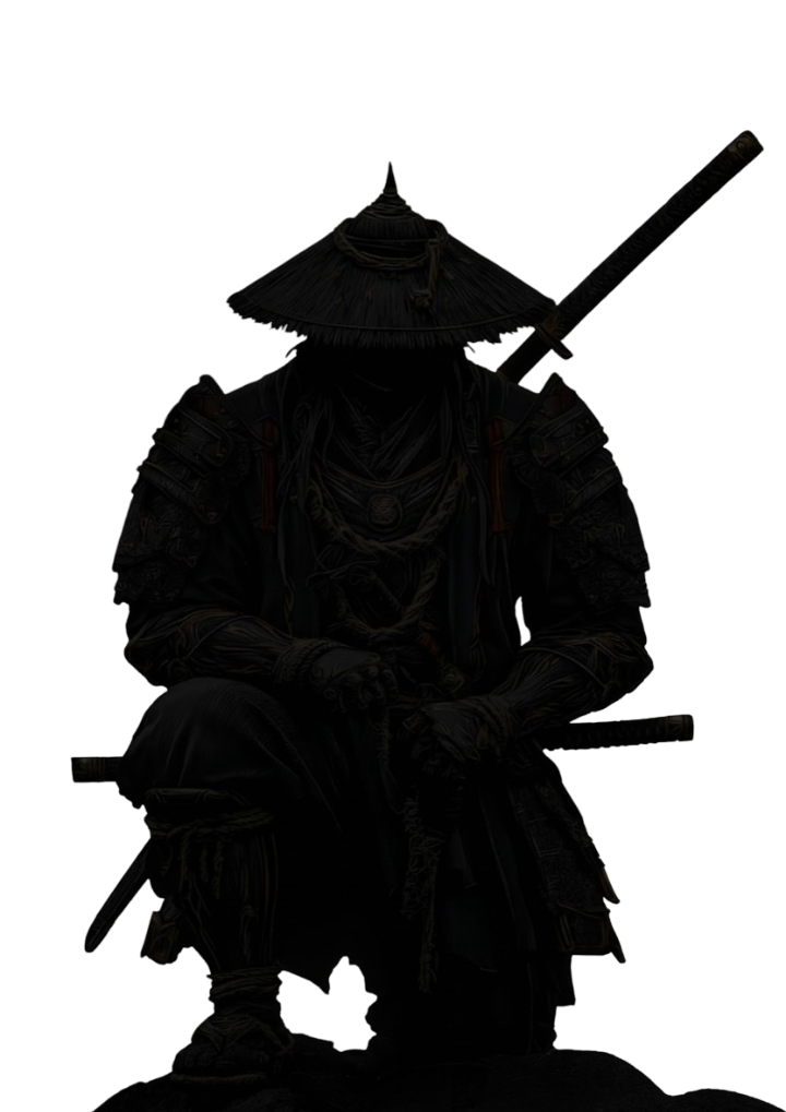 Samurai warrior close-up