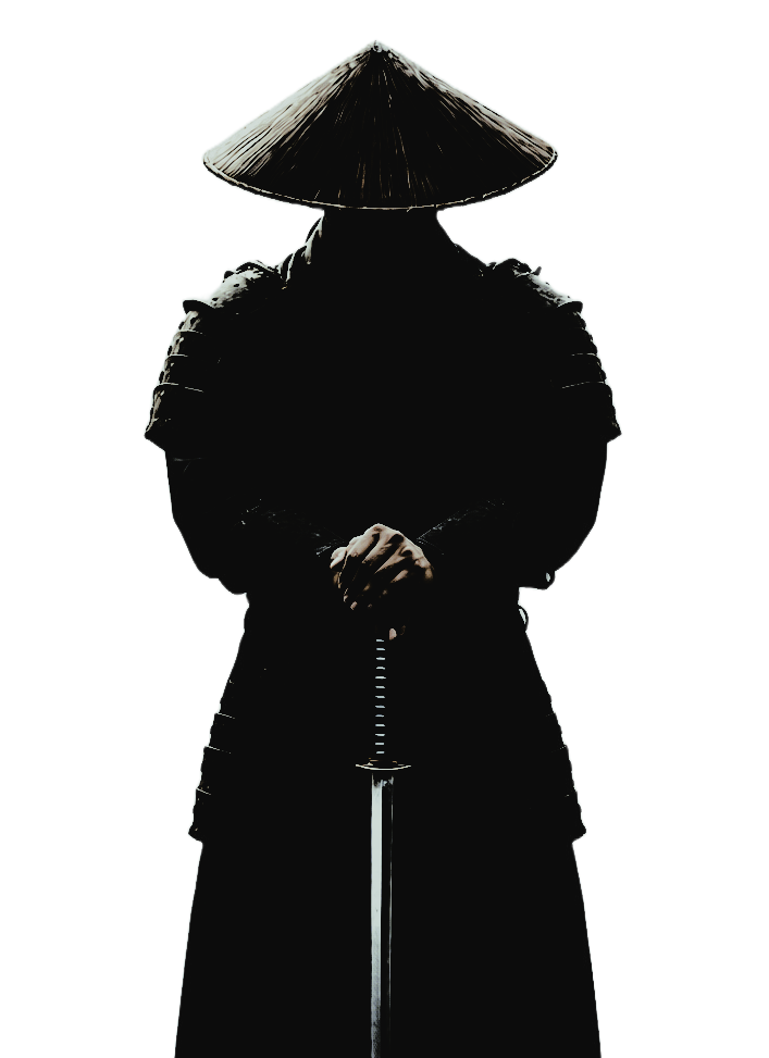 Samurai warrior close-up